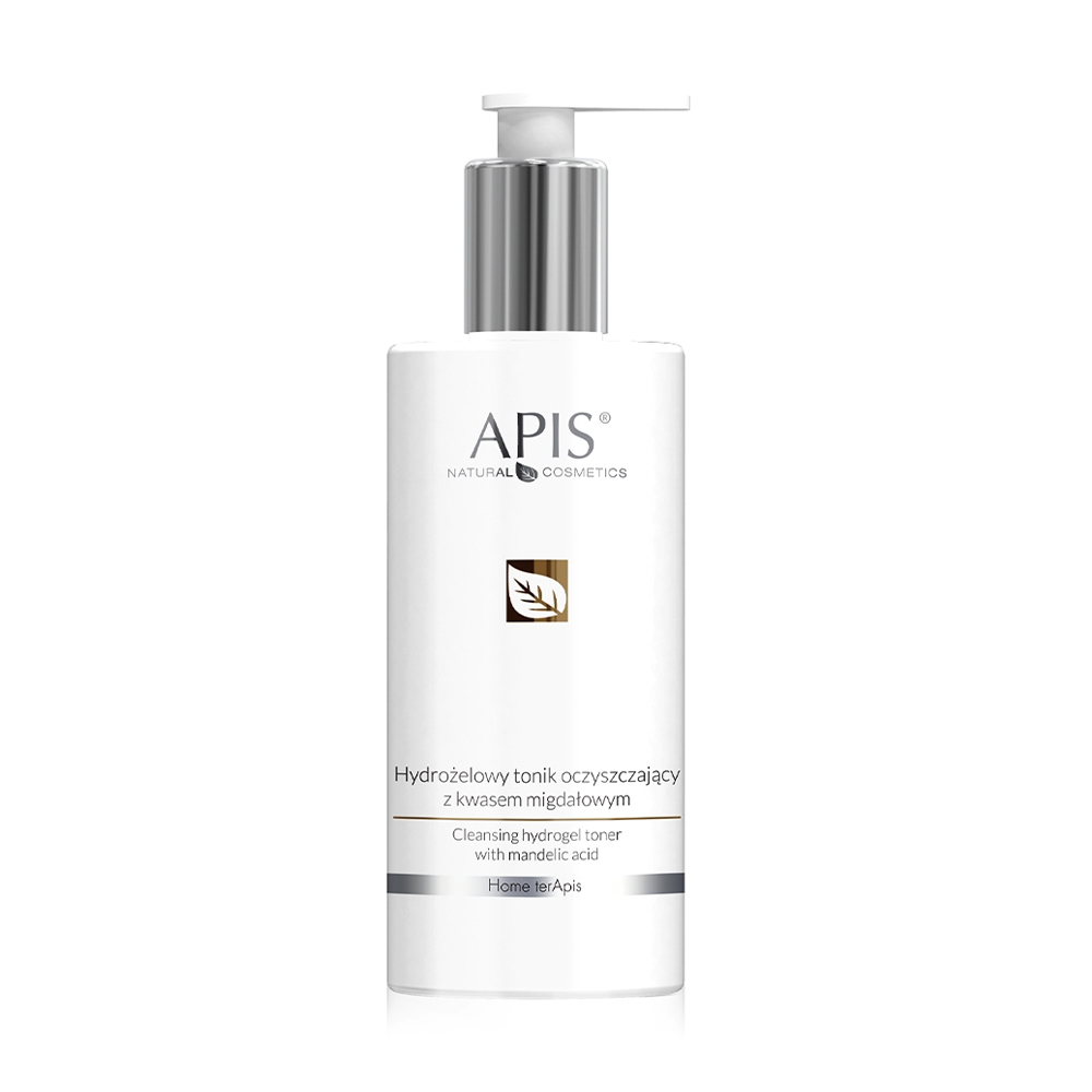Очищувальний тонік для обличчя Apis Natural Cosmetics Cleansing Hydrogel Toner з мигдалевою кислотою, 300 мл